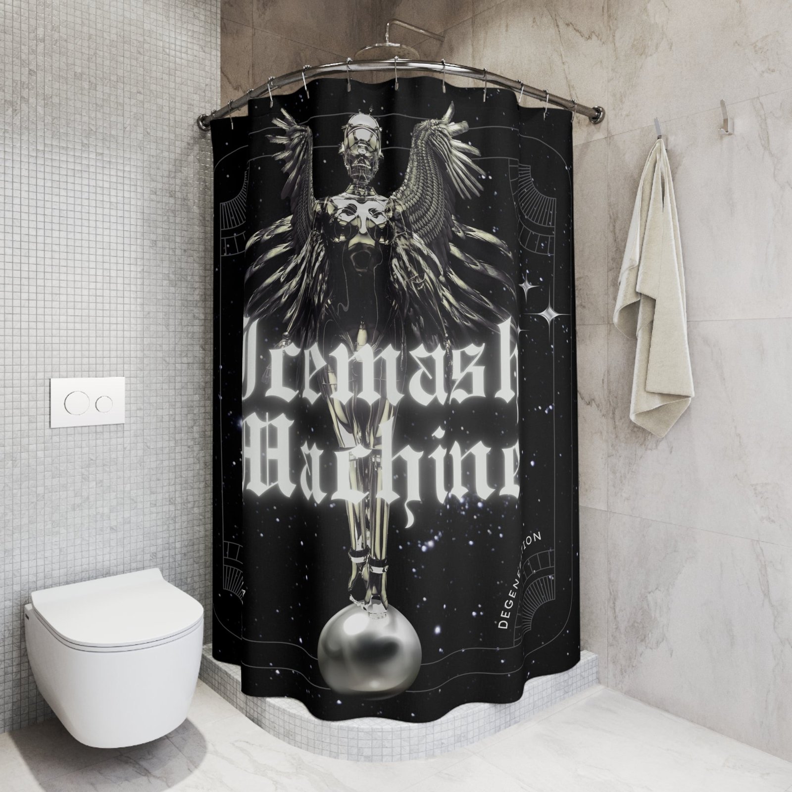 Featured image for '🔥 ICEMASH MACHINE 🔥 Shower Curtain | 💀 Make Your Bathroom Metal 💀'