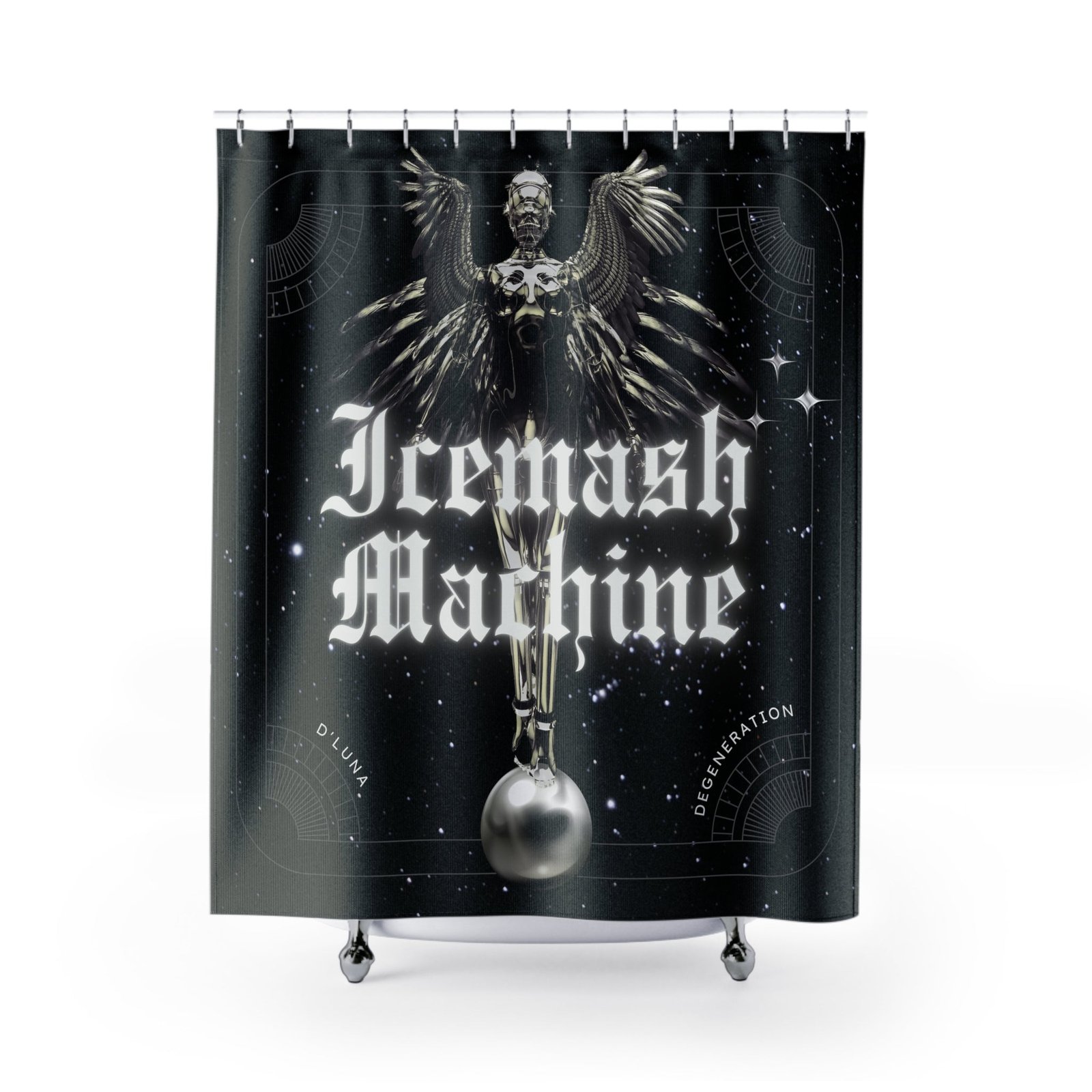 Featured image for '🔥 ICEMASH MACHINE 🔥 Shower Curtain | 💀 Make Your Bathroom Metal 💀'