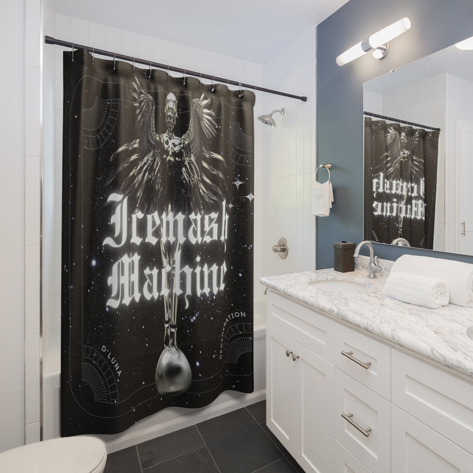Featured image for '🔥 ICEMASH MACHINE 🔥 Shower Curtain | 💀 Make Your Bathroom Metal 💀'